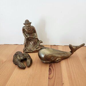 Vintage Maritime Brass Lot Bundle